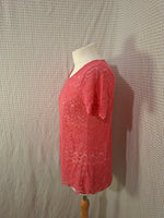 T-shirt rose transparent Gémo Taille M
