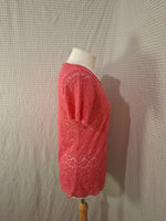 T-shirt rose transparent Gémo Taille M