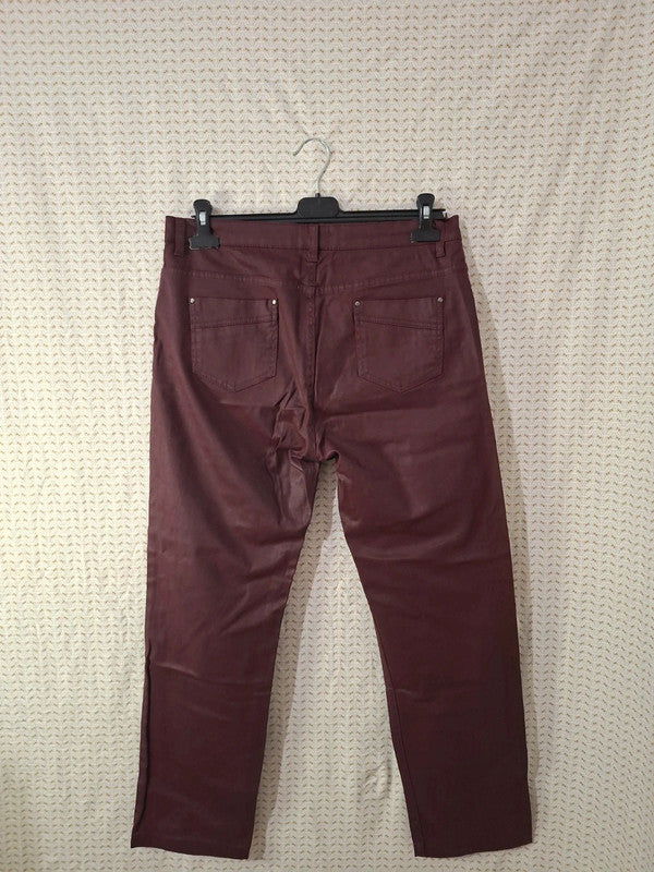 Jeans rouge bordeaux Antonelle Taille 2XL