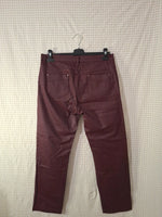 Jeans rouge bordeaux Antonelle Taille 2XL