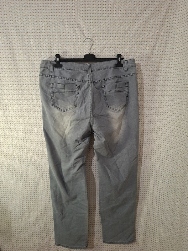 Pantalon gris Lhaodj Taille 5XL