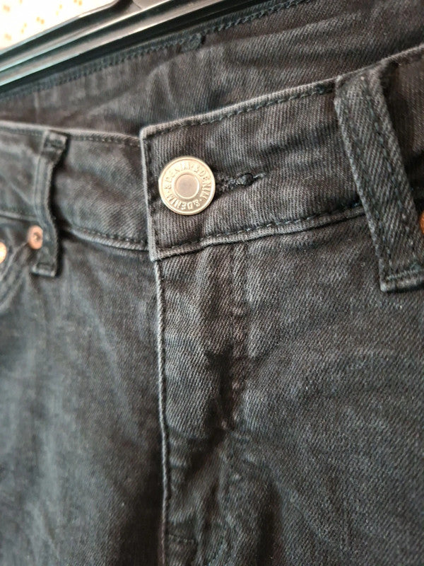 Short en jean noir H&M Taille XS