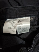 Short en jean noir H&M Taille XS