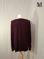 Pull léger violet Zara Taille L
