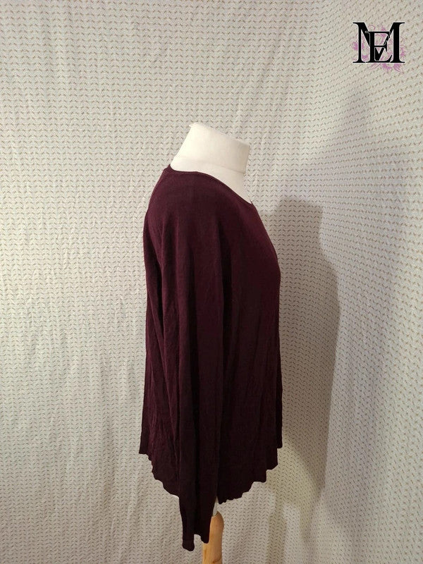 Pull léger violet Zara Taille L