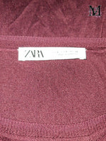 Pull léger violet Zara Taille L