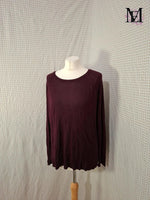 Pull léger violet Zara Taille L