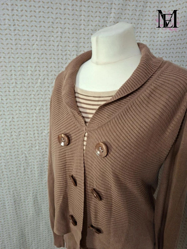 Pull marron Zinzo Taille XL