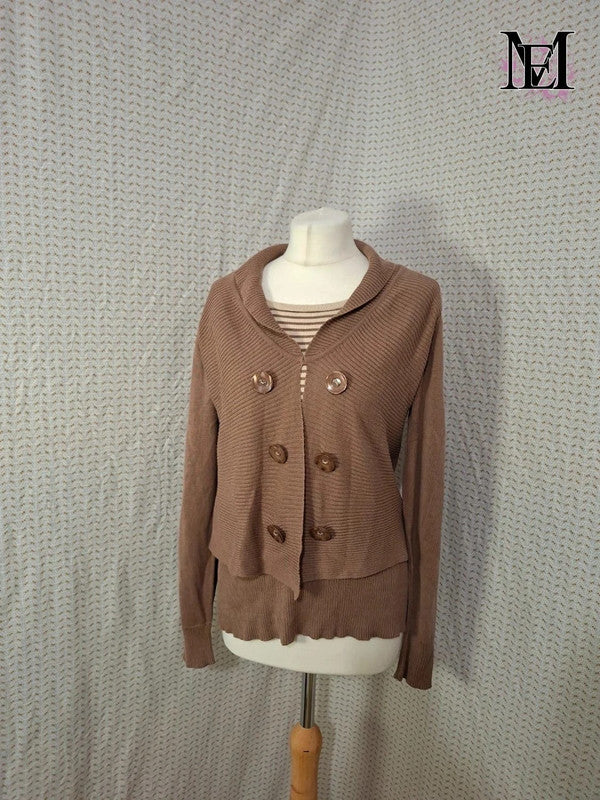Pull marron Zinzo Taille XL