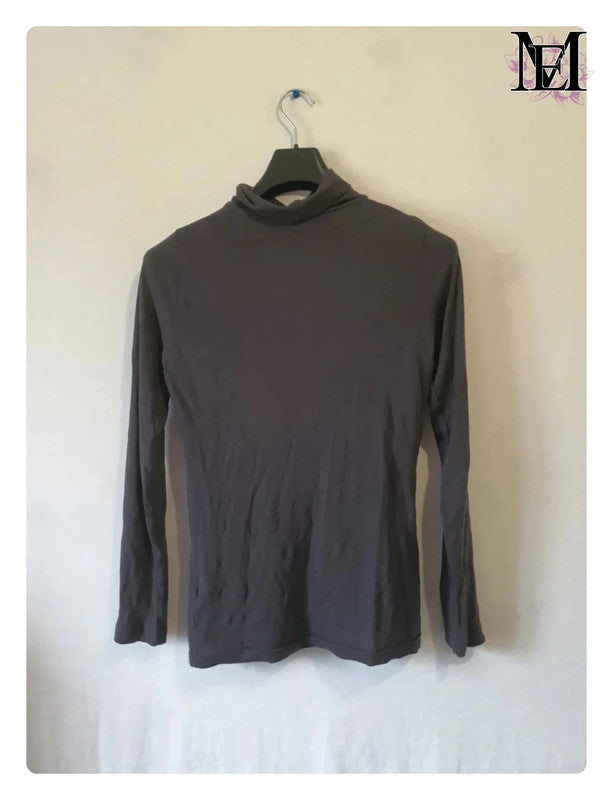 Pull col roulé