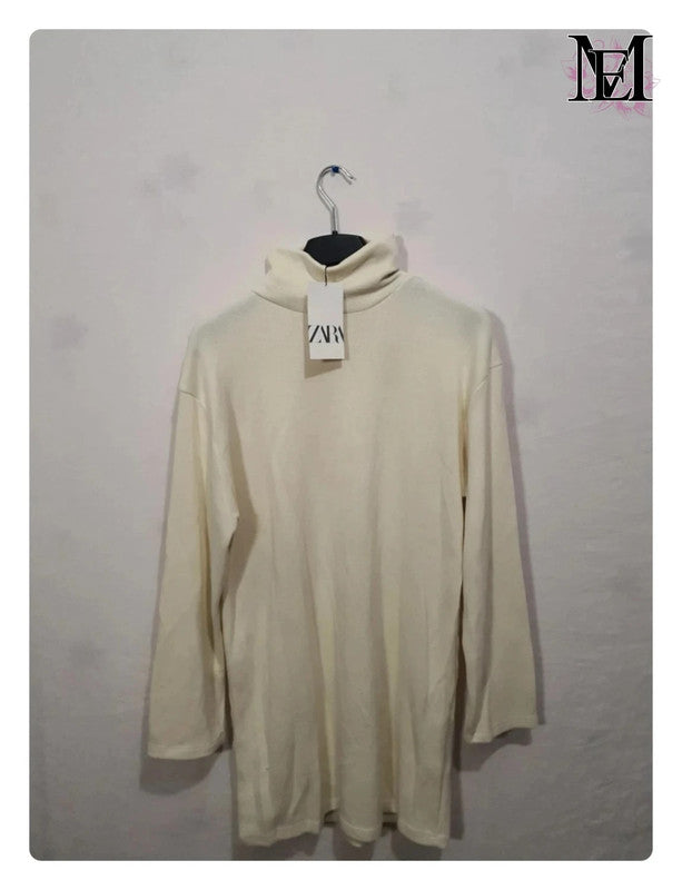 Robe pull col roulé ZARA