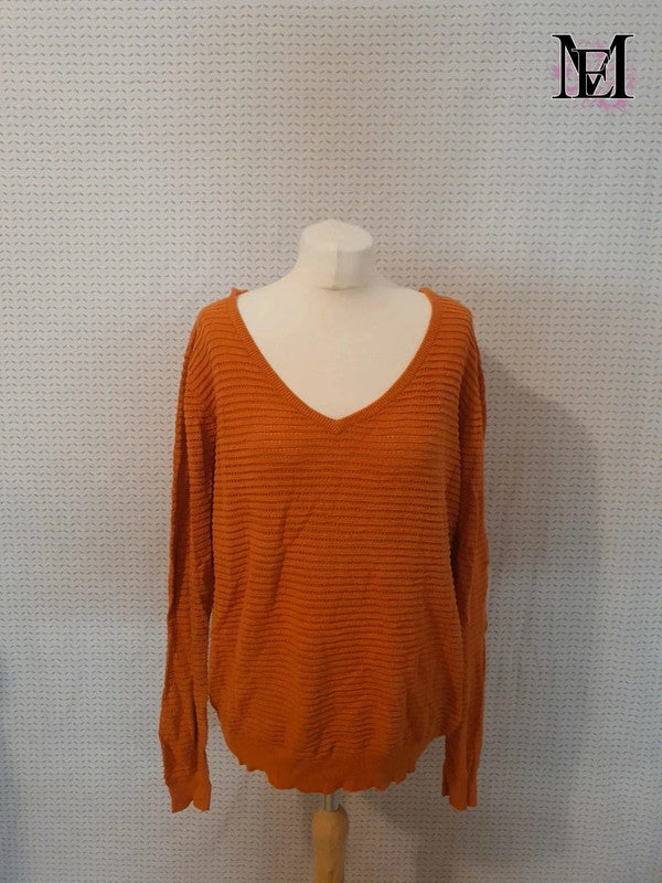 Pull orange 27 Quai de seine taille 40