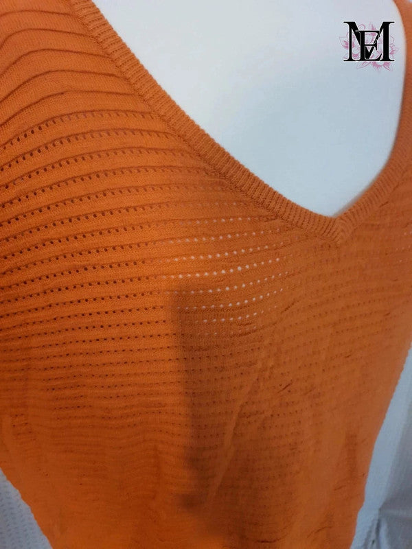 Pull orange 27 Quai de seine taille 40