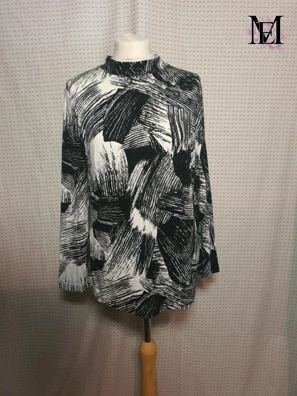 Cor roulé imprimé noir et blanc -Taille M - 38
