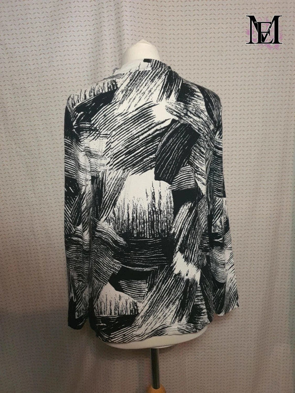 Cor roulé imprimé noir et blanc -Taille M - 38
