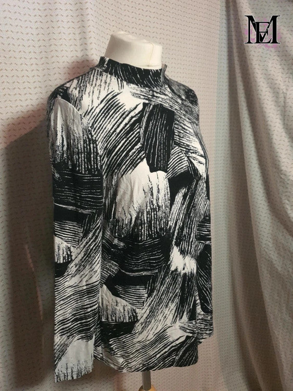 Cor roulé imprimé noir et blanc -Taille M - 38