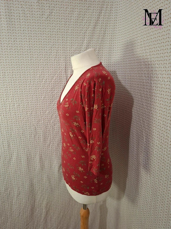 T-shirt rouge Mademoiselle-Élégance Taille S