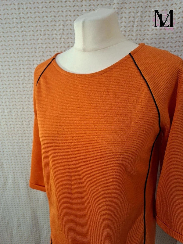 T-shirt orange Promod-Taille M - 38