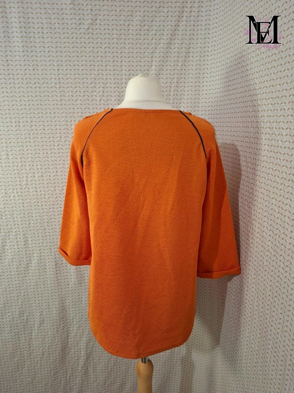 T-shirt orange Promod-Taille M - 38
