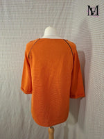 T-shirt orange Promod-Taille M - 38