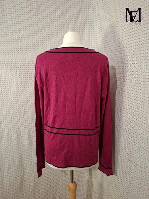Cardigan violet Antonelle - Taille 2XL - 44