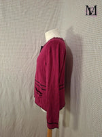Cardigan violet Antonelle - Taille 2XL - 44