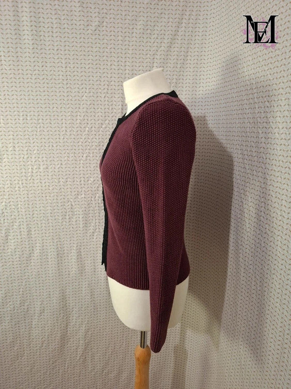 Gilet rouge Bordeaux Monoprix - Taille S - 36