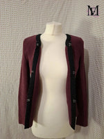 Gilet rouge Bordeaux Monoprix - Taille S - 36