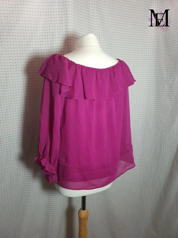 T-shirt violet à manche longue Grain de Malice - Taille L - 40