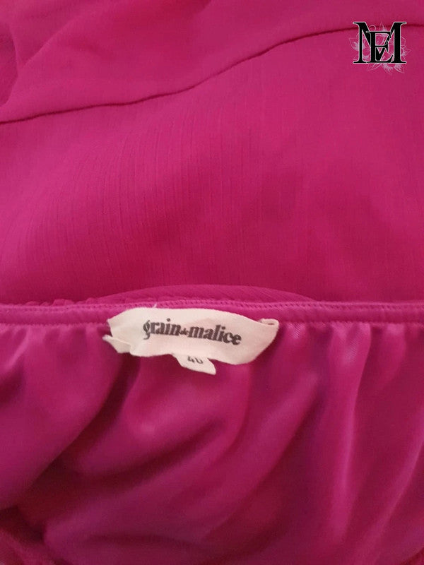 T-shirt violet à manche longue Grain de Malice - Taille L - 40