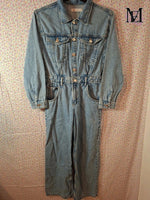 Combi en jeans Zara - Taille XS - 34
