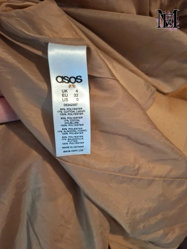 Manteau marron Asos - Taille XS - 34