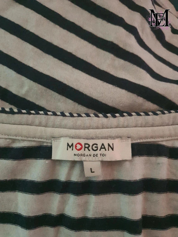T-Shirt rayé Morgan - Taille L - 40