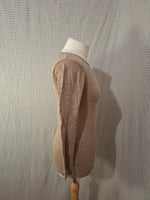 Pull beige Lin Trama - Taille XL - 42