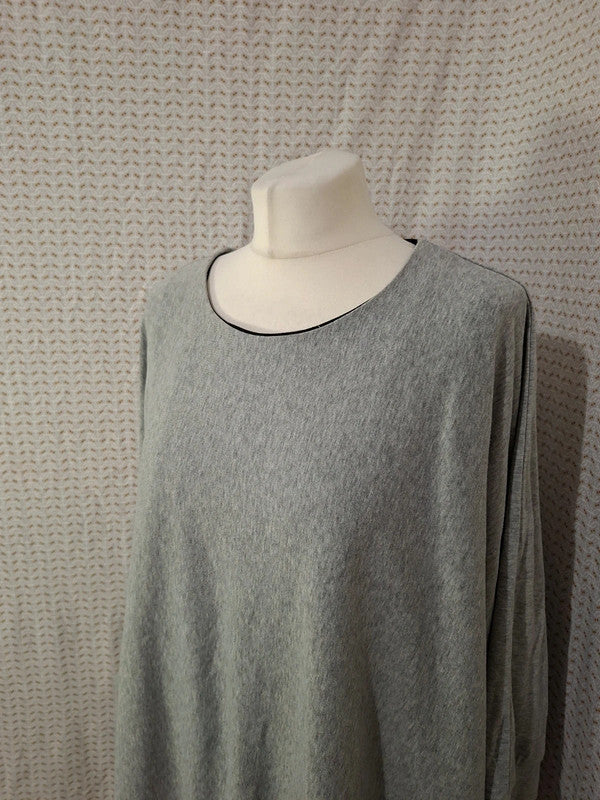 Robe grise over size Ada Gatti - Taille S - 36