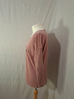 T-shirt rose manche longue Why Not - Taille L - 40