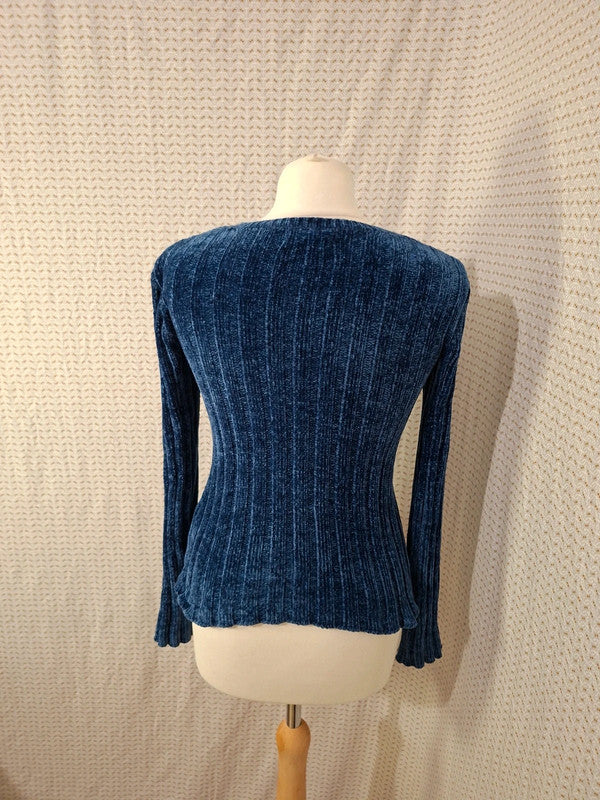 Pull bleu marine Bershka - Taille S - 36