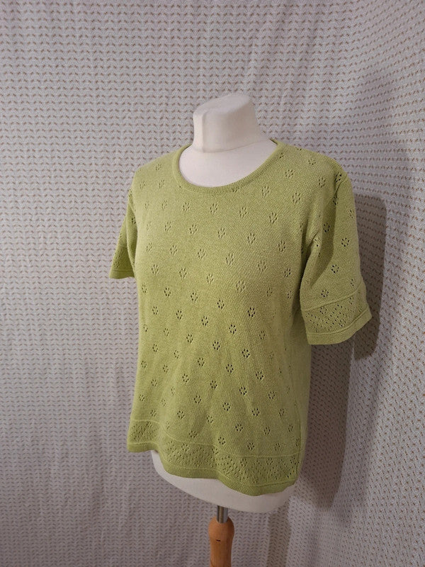 T-shirt vert Damart - Taille S - 36