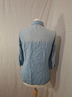Chemisier bleu Yessica - Taille M - 38