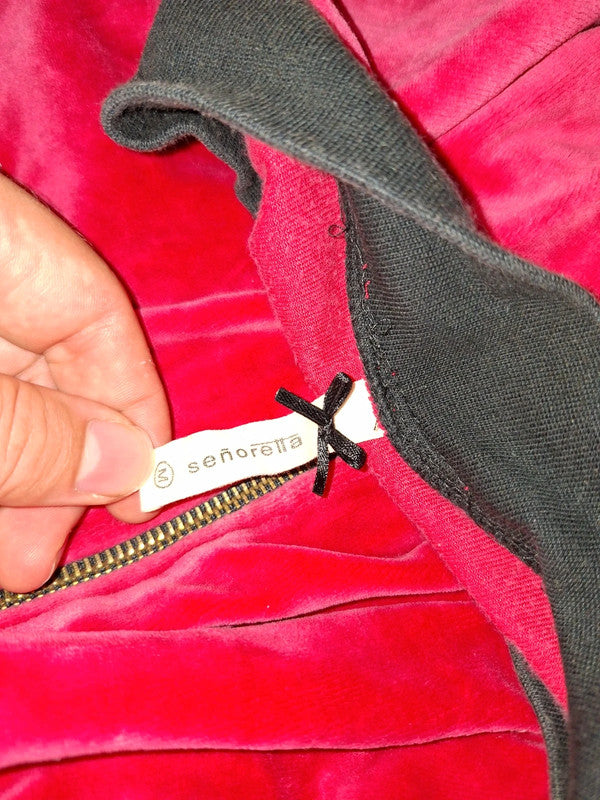 Sweat rouge fleurie Senoretta - Taille M - 38