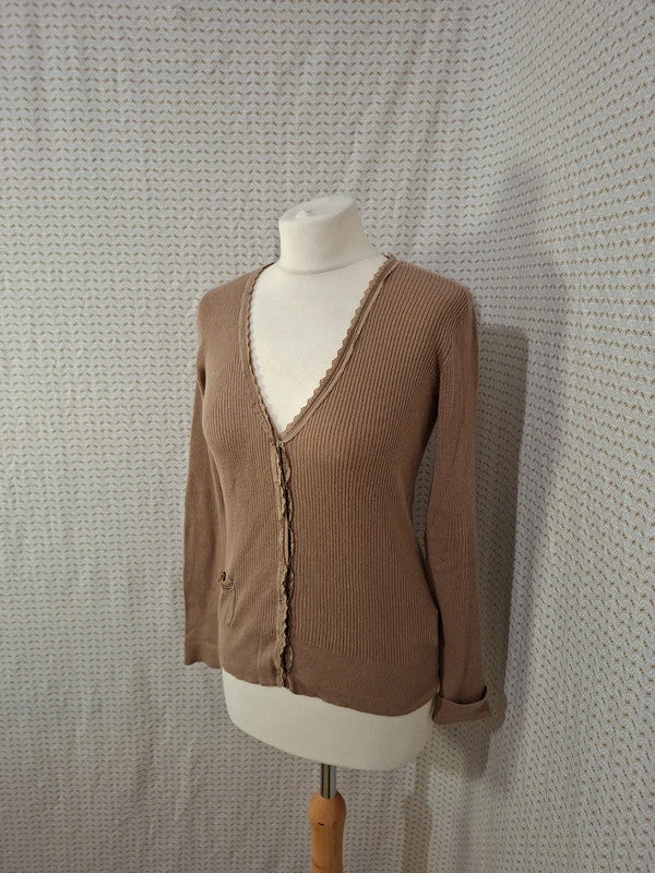 Gilet marron Terre & mer - Taille M - 38