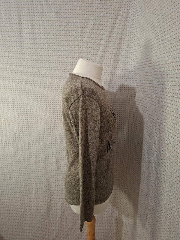Pull marron Mademoiselle-Élégance - Taille L - 40