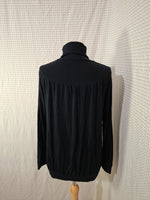 Blouse noir col roulé Notre Mode - Taille M - 38