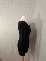 Robe noir dos nue Mademoiselle-Élégance - Taille S - 36