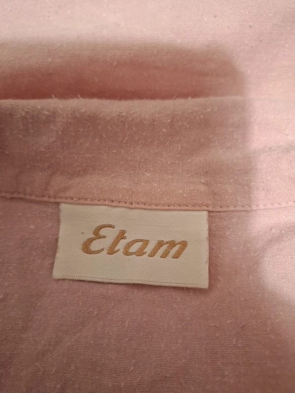 Chemisier rose 100% coton Etam - Taille S - 36