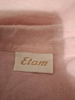 Chemisier rose 100% coton Etam - Taille S - 36