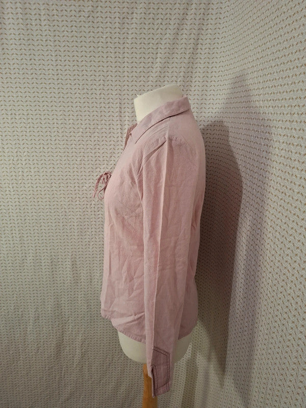 Chemisier rose 100% coton Etam - Taille S - 36