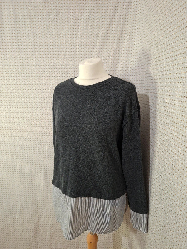 Chemisier noir Zara - Taille L - 40