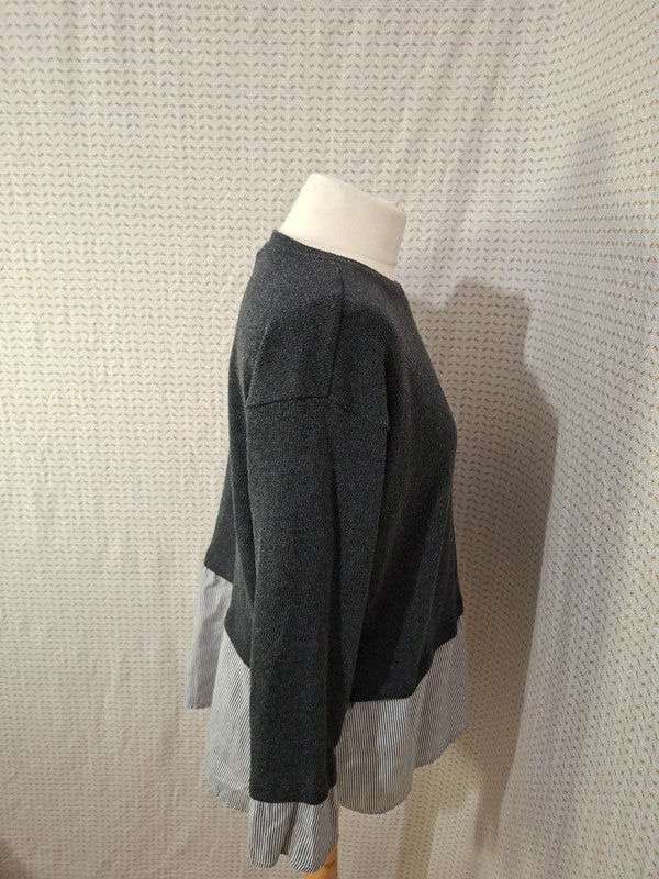 Chemisier noir Zara - Taille L - 40