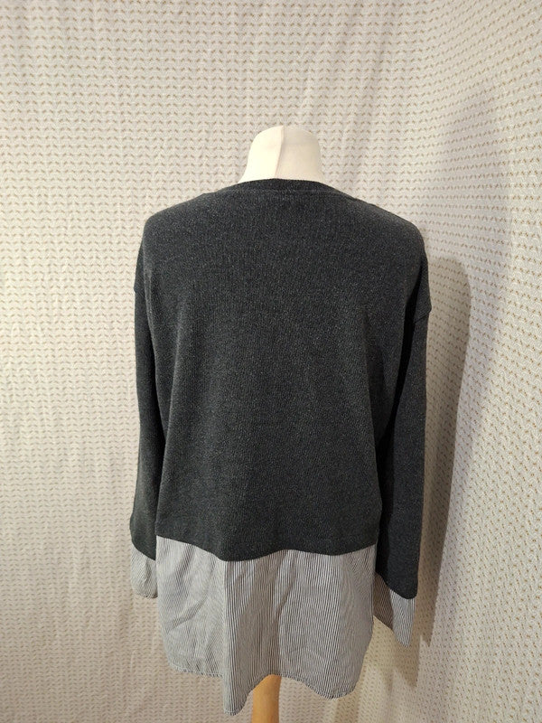 Chemisier noir Zara - Taille L - 40